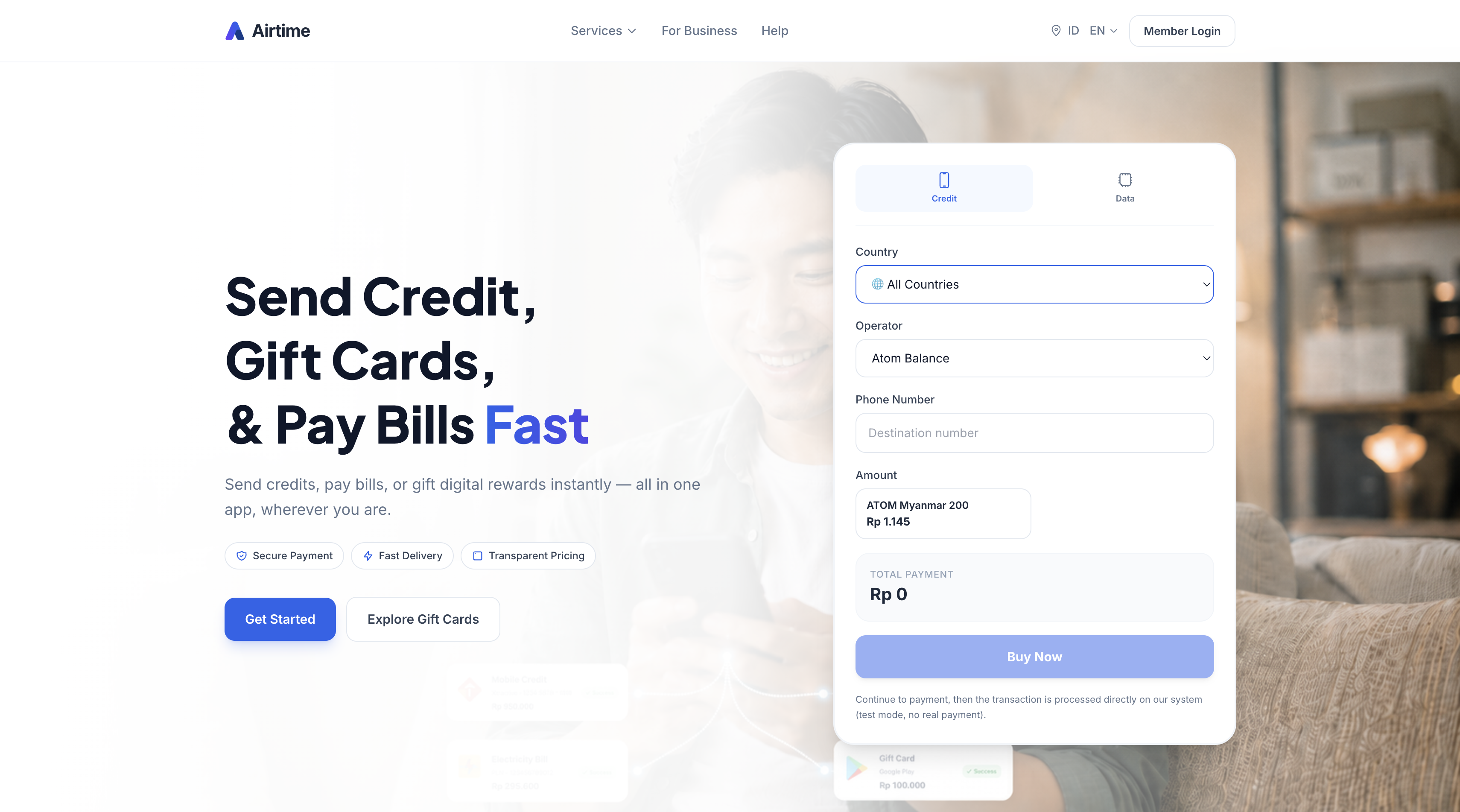 Airtime B2B PPOB Transaction Platform